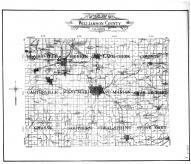 Williamson County Outline Map, Williamson County 1908